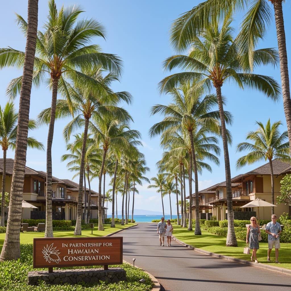 Corporate partnerships supporting palm conservation across Hawaii's agricultural and residential areas